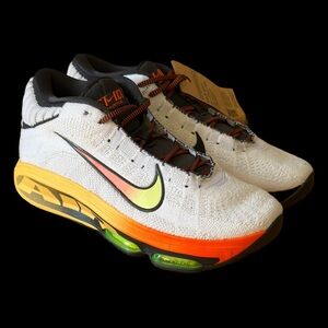 Nike G.T. HUSTLE 3 White Volt/Safety Orange Men’s Size 10.5 NWB BB shoe